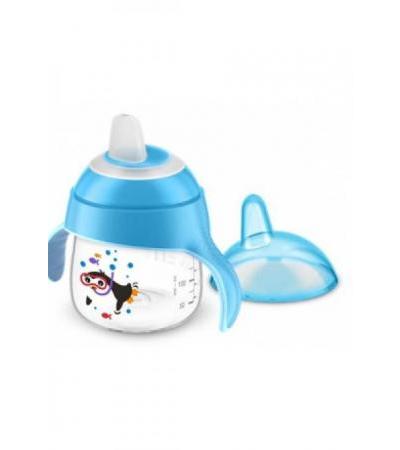 AVENT PHILIPS Sip No Drip Becher 200ml blau