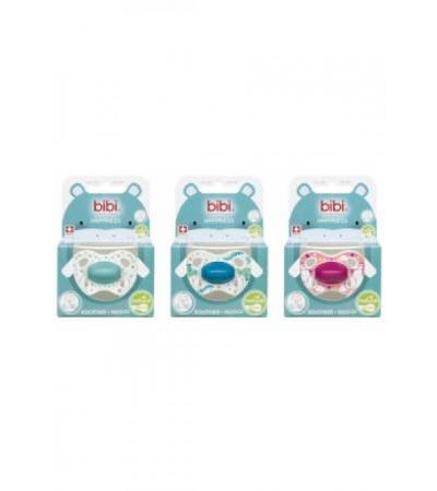 BIBI Nuggi HP NatSil 6-16 Ring Favourites ass