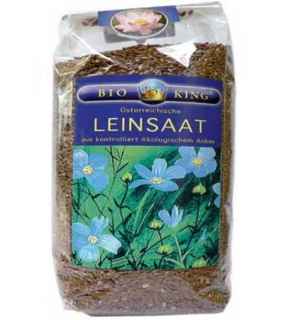BIOKING Leinsaat gekeimt & gemahlen 450 g