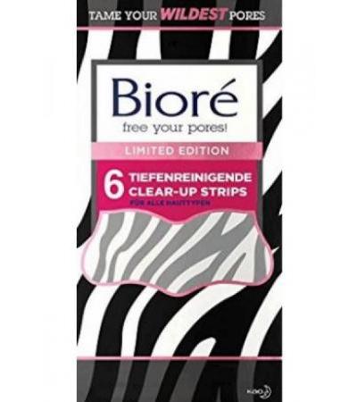 BIORE tiefenreinig Clear-Up Strip Lim Zebra 6 Stk