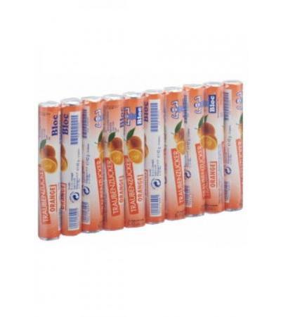 BLOC Traubenzucker Orange 10 Rolle 42 g
