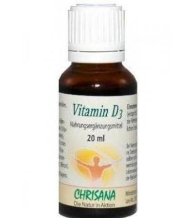 CHRISANA Vitamin D3 Tropfen Pip Fl 20 ml