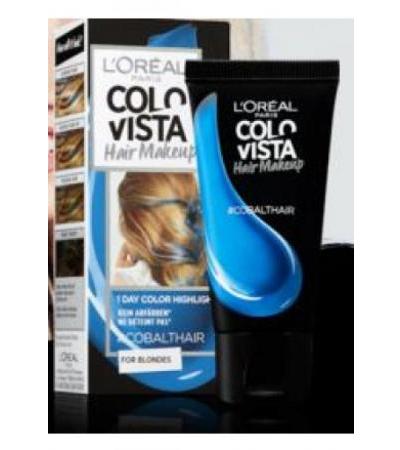 COLOVISTA Hair Makeup 1 #COBALTHAIR