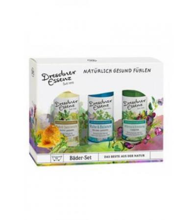DRESDNER Geschenkset Natür-Gesund Flüssigbäd 3 Stk