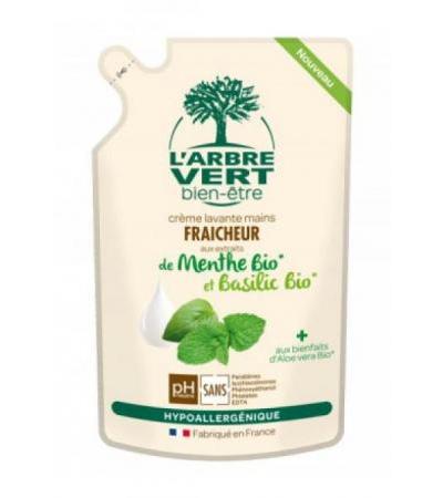 L'ARBRE VERT Öko Ref Handseife Bio Minz Fr 300 ml