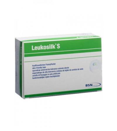 LEUKOSILK S Heftpflaster 9.2mx2.5cm weiss 12 Stk