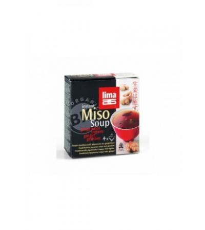 LIMA Miso Suppe Instant Ingwer 4 x 15 g