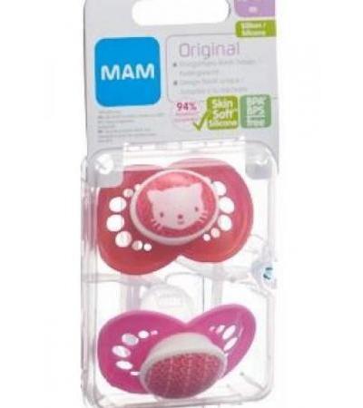 MAM Original Nuggi Sil 16-36M Spe Kol Girl 2 Stk