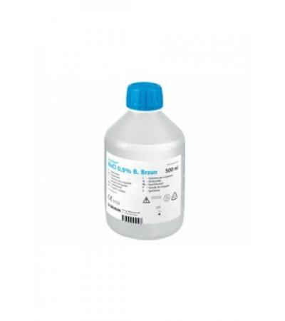 NACL Braun 0.9 % 500ml West Ecotainer 10 Stk