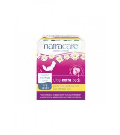 NATRACARE Damenbinden Flügel ultra ext lang 8 Stk