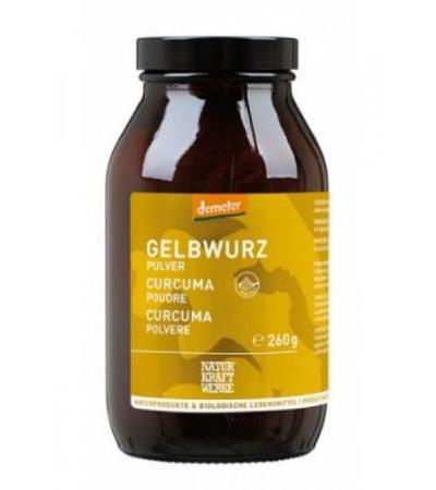 NATURKRAFTWERKE Gelbwurz Pulver Demeter Glas 260 g