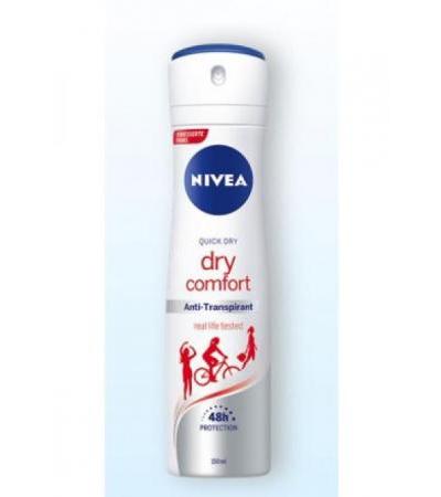 NIVEA Female Deo Aeros Dry Comfort Spr 150 ml