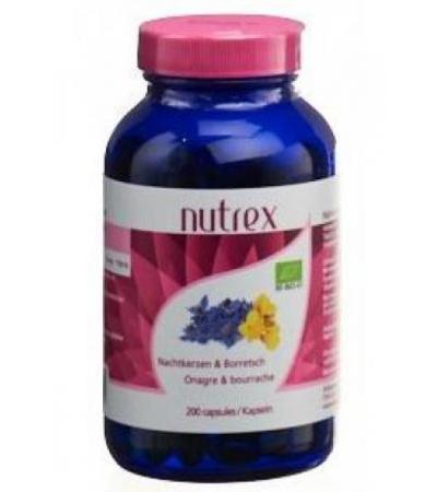 NUTREX Nachtkerz Borretsch Kaps 500 mg Bio 200 Stk