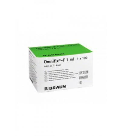 OMNIFIX F Tuberkul Spritze 1ml Luer o Kanü 100 Stk