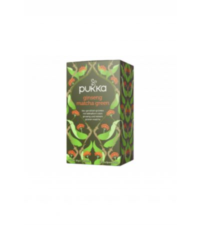 PUKKA Thé Vert Matcha Ginseng Thé bio Btl 20 Stk