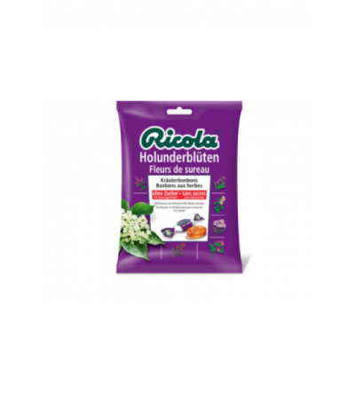 RICOLA Holunderblüten Bonbons o Zucker Btl 125 g