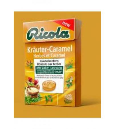RICOLA Kräuter-Caramel mit Zucker Btl 125 g