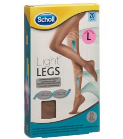 SCHOLL LightLegs Strumpfhose 20DEN L nude 1 Paar