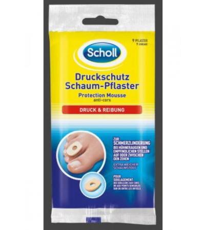SCHOLL (PI) Druckschutz Schaum Pflaster Btl 9 Stk