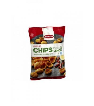 SEMPER Hummus Chips Chili Lemon glutenfrei 45 g