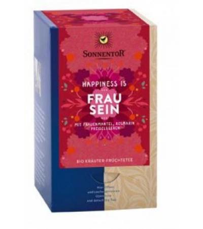 SONNENTOR Happiness is Frau sein Tee Btl 18 Stk