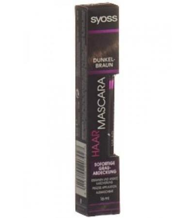 SYOSS Haar Mascara Dunkelbraun 16 ml