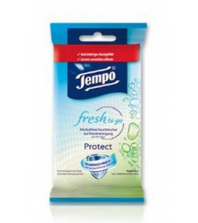 TEMPO Feuchttücher Fresh to go Protect 10 Stk