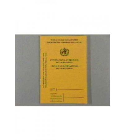 WHO Impfausweis international gelb