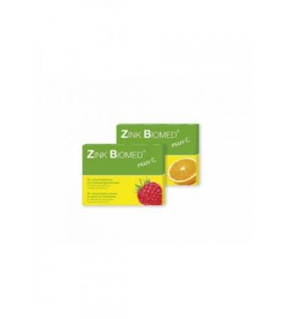 ZINK BIOMED plus C Lutschtabl Himbeer 50 Stk