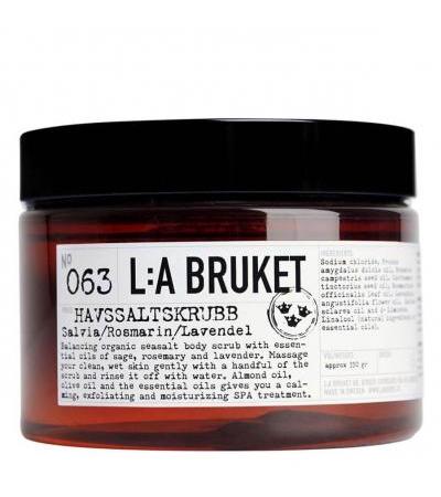 L:A Bruket - No.63 Salt Scrub Sage Rosemary Lavender