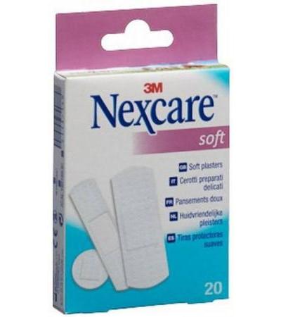 3M NEXCARE PFLASTER SOFT STRIPS ASSORTIERT 20 STK