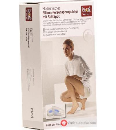 Bort Silikon Fersenspornpolst L-46 Softspot 1 Paar