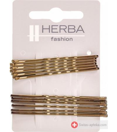 Herba Klemme 6+6.5см Braun 12 штук