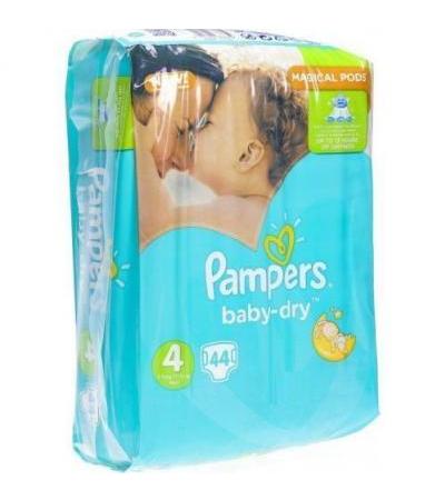 Pampers Baby Dry размер 4 7-18кг Maxi Sparpack 44 штуки